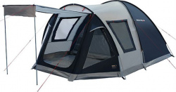Палатка High Peak "Сантьяго 5", цвет: светло-серый, темно-серый, 430 х 280 х 190/175 см.