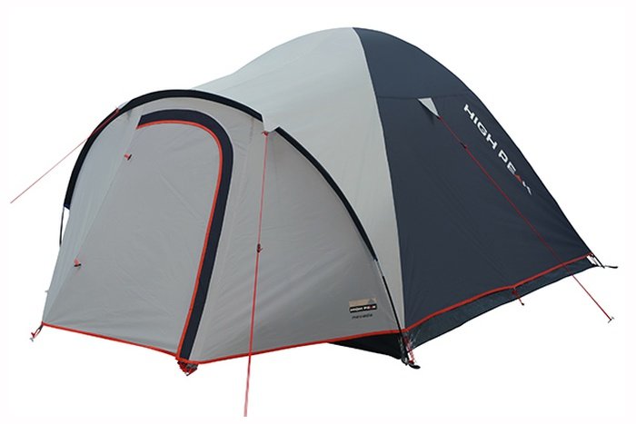 Палатка High Peak "Невада 4", цвет: светло-серый, темно-серый, 290 х 240 х 130 см.